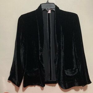 Black Velvet Blazer M